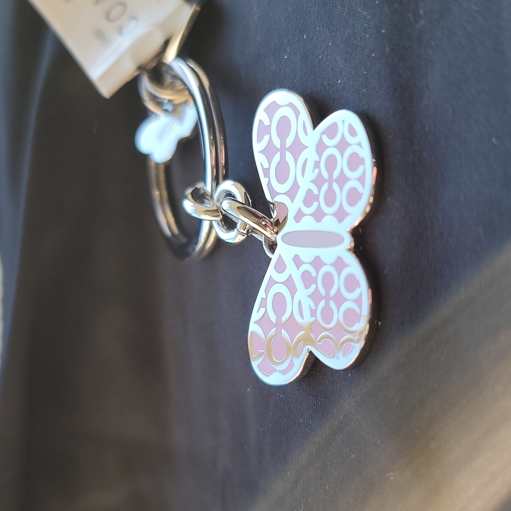 Coach Butterfly Keychain - Picture 7 of 9